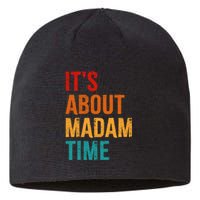 Retro ItS About Madam Time Sustainable Beanie