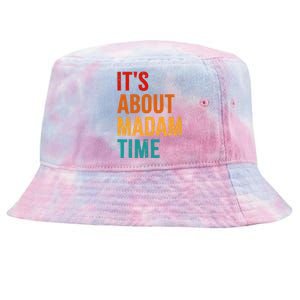 Retro ItS About Madam Time Tie-Dyed Bucket Hat