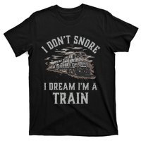 Railroad IM A Train Locomotive Engineer Steam Train Model T-Shirt