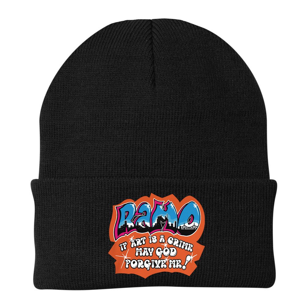 Ramo If Art Is A Crime May God Forgive Me Beanie