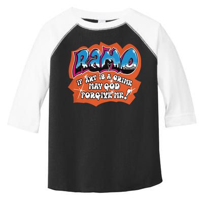 Ramo If Art Is A Crime May God Forgive Me Toddler Fine Jersey T-Shirt