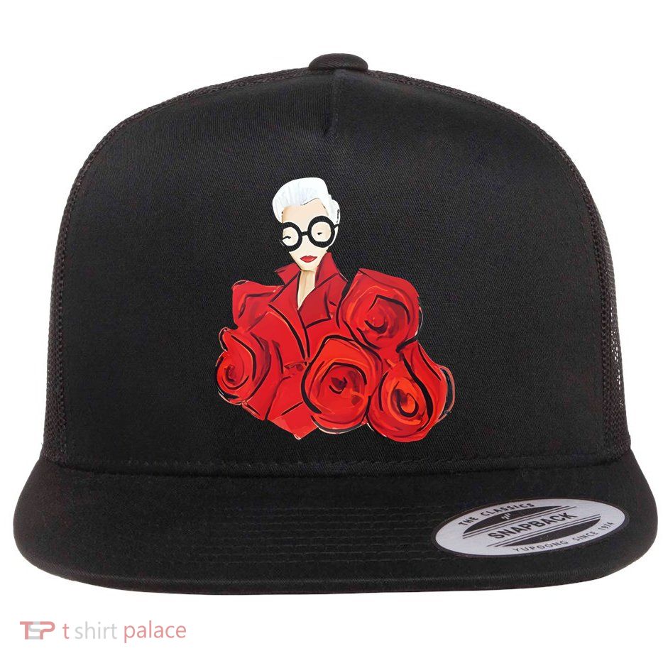 Rip Iris Apfel 1921 2024 Flat Bill Trucker Hat