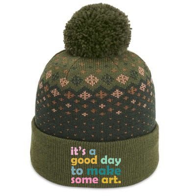 Retro ItS A Good Day To Make Some Art Teacher The Baniff Cuffed Pom Beanie