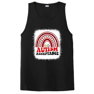 Red Instead Autism Awareness Acceptance Education Teacher Gift PosiCharge Competitor Tank