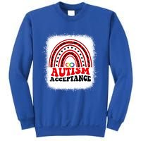 Red Instead Autism Awareness Acceptance Education Teacher Gift Sweatshirt