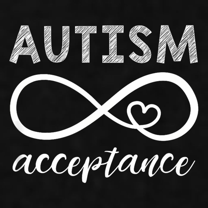 Red Instead Autism Acceptance Of Autism Ladies PosiCharge Tri-Blend Wicking Tank