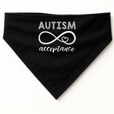 Red Instead Autism Acceptance Of Autism USA-Made Doggie Bandana