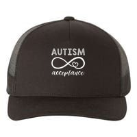 Red Instead Autism Acceptance Of Autism Yupoong Adult 5-Panel Trucker Hat