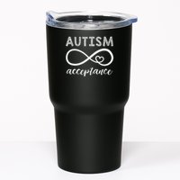 Red Instead Autism Acceptance Of Autism Tumbler