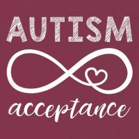 Red Instead Autism Acceptance Of Autism 16oz Travel Tumbler