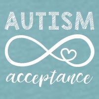 Red Instead Autism Acceptance Of Autism Sueded Cloud Jersey T-Shirt