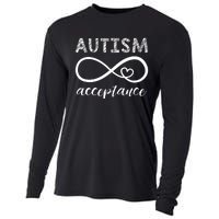 Red Instead Autism Acceptance Cooling Performance Long Sleeve Crew