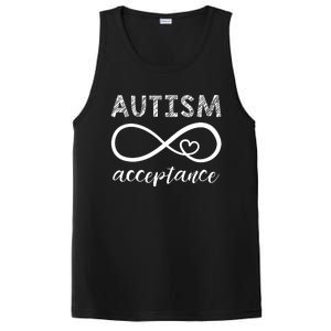 Red Instead Autism Acceptance PosiCharge Competitor Tank