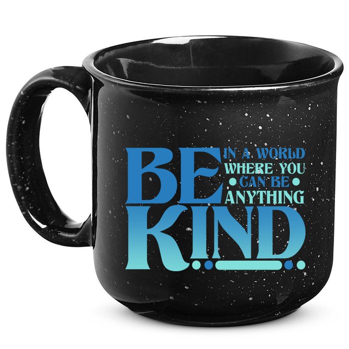 Retro In A World Where You Can Be Anything Be Kind 15oz Campfire Ceramic Mug