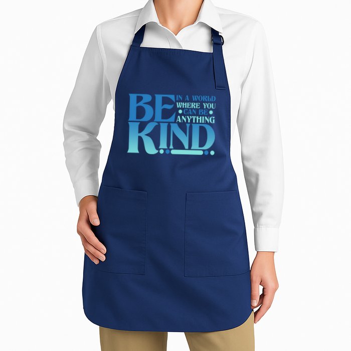 Retro In A World Where You Can Be Anything Be Kind Apron