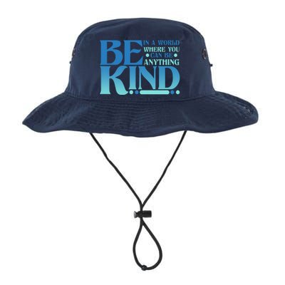 Retro In A World Where You Can Be Anything Be Kind Legacy Cool Fit Booney Bucket Hat