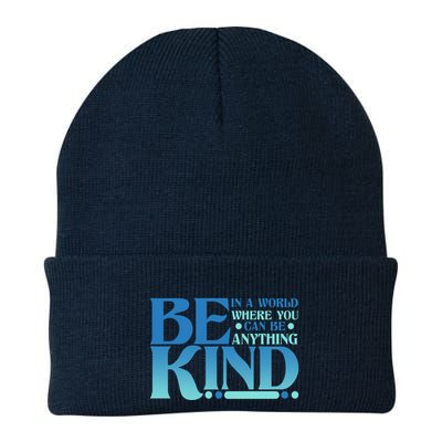 Retro In A World Where You Can Be Anything Be Kind Beanie