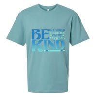 Retro In A World Where You Can Be Anything Be Kind Sueded Cloud Jersey T-Shirt