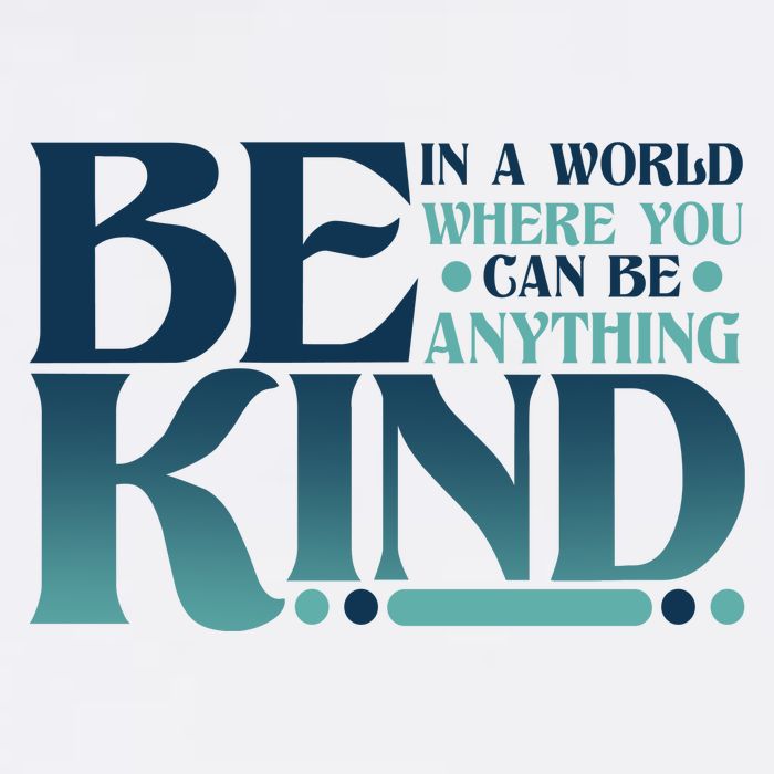Retro In A World Where You Can Be Anything Be Kind Garment-Dyed Sweatshirt