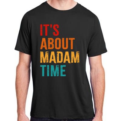 Retro ItS About Madam Time Adult ChromaSoft Performance T-Shirt