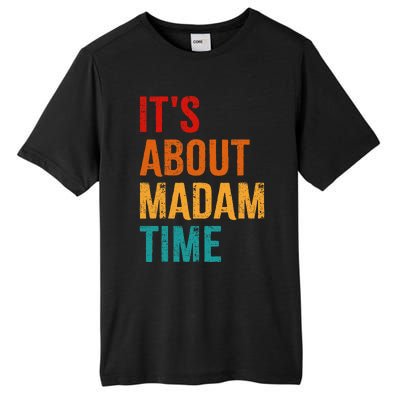 Retro ItS About Madam Time Tall Fusion ChromaSoft Performance T-Shirt