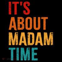 Retro ItS About Madam Time Mousepad