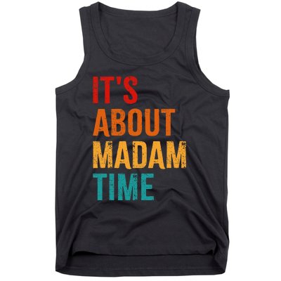 Retro ItS About Madam Time Tank Top