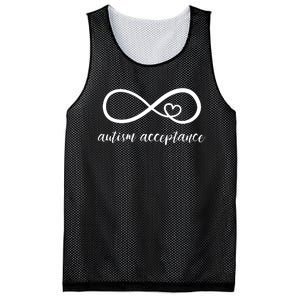 Red Instead Autism Funny Autism Acceptance Mesh Reversible Basketball Jersey Tank