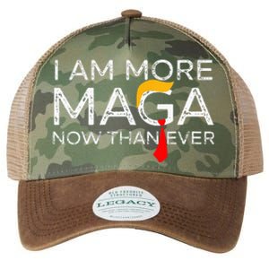 Retro I Am More Maga Now Than Ever Legacy Tie Dye Trucker Hat