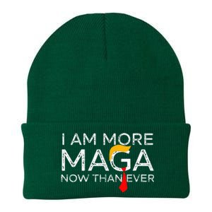 Retro I Am More Maga Now Than Ever Knit Cap Winter Beanie