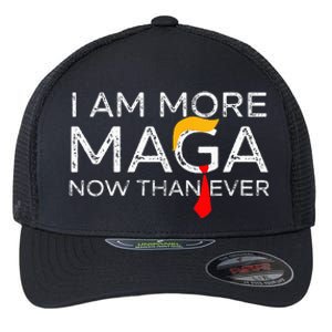 Retro I Am More Maga Now Than Ever Flexfit Unipanel Trucker Cap