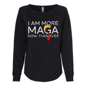 Retro I Am More Maga Now Than Ever Womens California Wash Sweatshirt