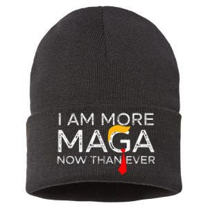 Retro I Am More Maga Now Than Ever Sustainable Knit Beanie