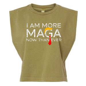 Retro I Am More Maga Now Than Ever Garment-Dyed Women's Muscle Tee