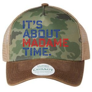 Retro Its About Madam Time Funny ItS About Madam Time Legacy Tie Dye Trucker Hat