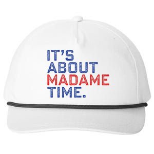 Retro Its About Madam Time Funny ItS About Madam Time Snapback Five-Panel Rope Hat