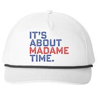 Retro Its About Madam Time Funny ItS About Madam Time Snapback Five-Panel Rope Hat