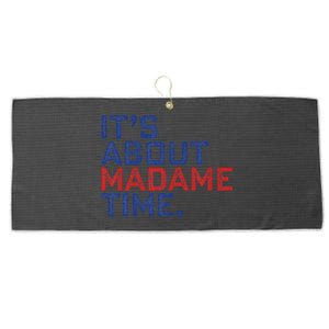 Retro Its About Madam Time Funny ItS About Madam Time Large Microfiber Waffle Golf Towel