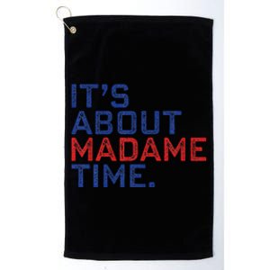 Retro Its About Madam Time Funny ItS About Madam Time Platinum Collection Golf Towel