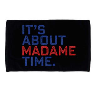 Retro Its About Madam Time Funny ItS About Madam Time Microfiber Hand Towel