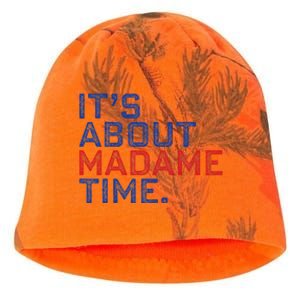 Retro Its About Madam Time Funny ItS About Madam Time Kati - Camo Knit Beanie