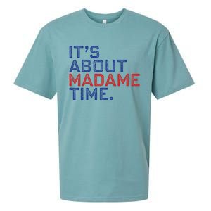 Retro Its About Madam Time Funny ItS About Madam Time Sueded Cloud Jersey T-Shirt