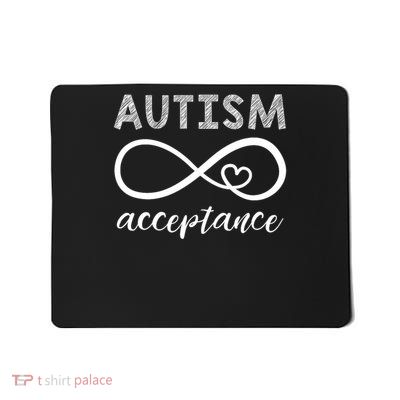 Red Instead Autism Shirt Acceptance of Autism Mousepad