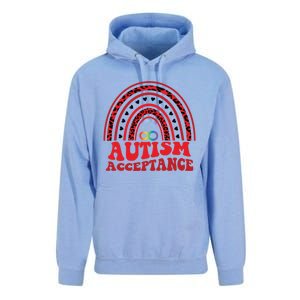 Red Instead Autism Awareness Acceptance Education Teacher Gift Unisex Surf Hoodie