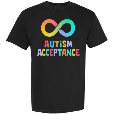 Red Instead Autism Acceptance of Autism Garment-Dyed Heavyweight T-Shirt