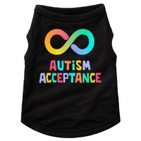 Red Instead Autism Acceptance of Autism Doggie Tank