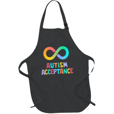 Red Instead Autism Acceptance of Autism Apron