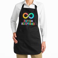 Red Instead Autism Acceptance of Autism Apron