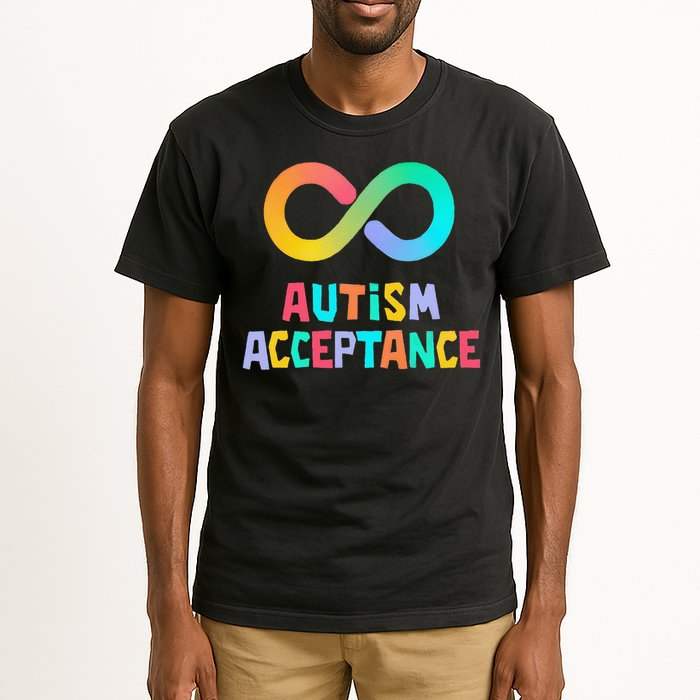 Red Instead Autism Acceptance of Autism Tall T-Shirt