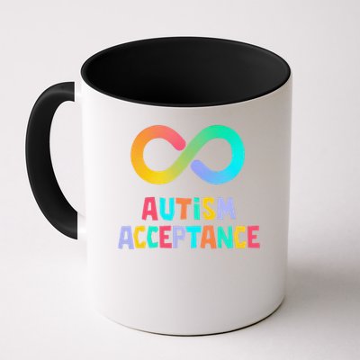Red Instead Autism Acceptance of Autism Mug